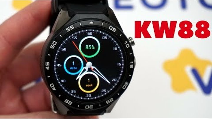 Умные часы Smart Watch KingWear KW88 часы с сим картой на Android 5 1 smartwatch KW88 faces 0+