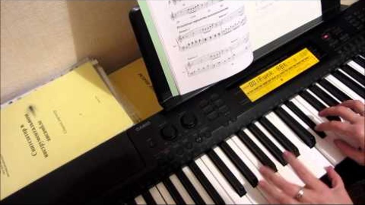 Уроки игры на фортепиано. Т. Киселёва - видеошкола "Piano online" - урок 5