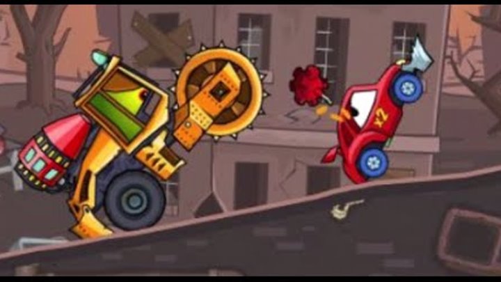 Мультик ИГРА для детей про МАШИНКИ МАШИНА ест МАШИНУ 3 Cartoon game for kids about cars