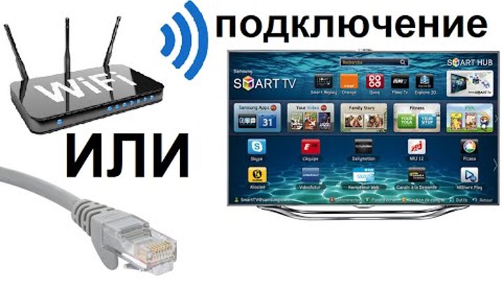 Подключение телевизора к Интернету с помощью сетевого LAN кабеля и Wi Fi