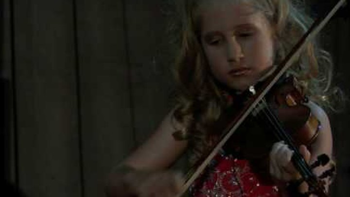Talented Child Violinist Brianna Kahane Performs "Speak Softly Love."