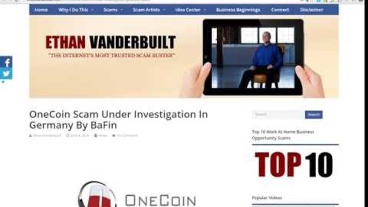 Германия, Финляндия и Швеция расследуют деятельность [OneCoin] [Tal Shahar]