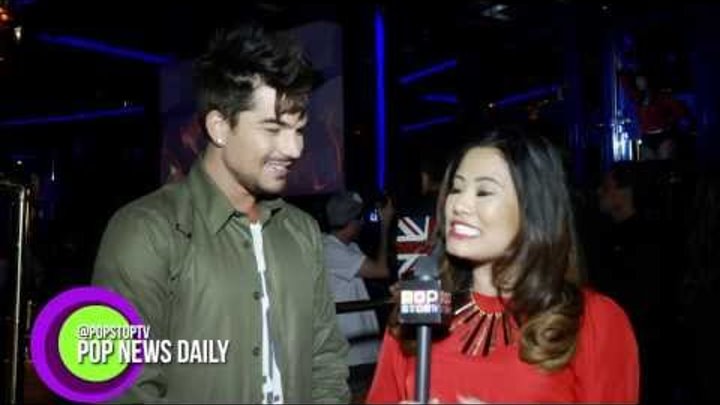 EXCLUSIVE! Lea Michele and Adam Lambert Dish On GLEE! EXCLUSIVE! Lea Michele and Adam Lambert Dish On GLEE!