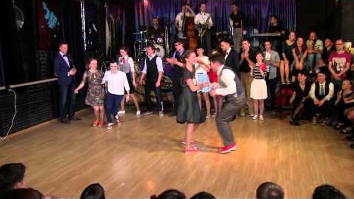 Lindy Hop Open Strictly Finals at Russian Swing Dance Championship 2015