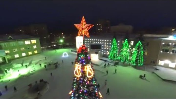 Огни новогодней ёлки)