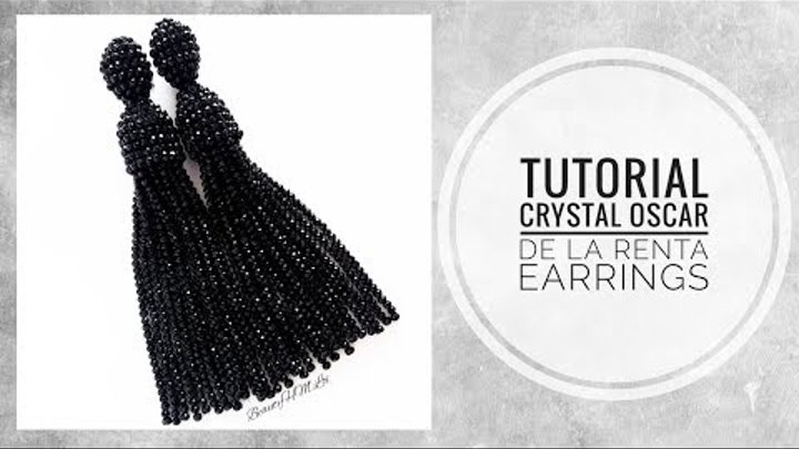 #МК - Серьги "Оскар де ла Рента" из хрусталя | #Tutorial - Earrings "Oscar de La Renta" crystal #МК - Серьги "Оскар де ла Рента" из хрусталя | #Tutorial - Earrings "Oscar de La Renta" crystal