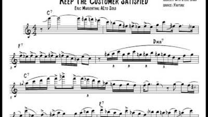 Eric Marienthal Buddy Rich Big Band Memorial Alto Solo Transcription Eric Marienthal Buddy Rich Big Band Memorial Alto Solo Transcription