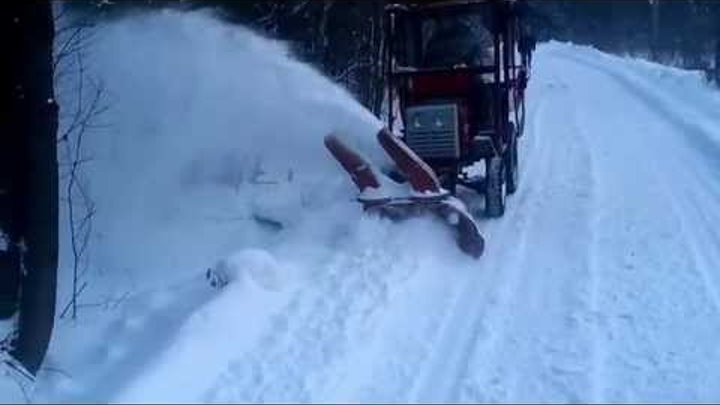 Snow thrower / blower KMZ-012 Снегоуборщик КМЗ-012.