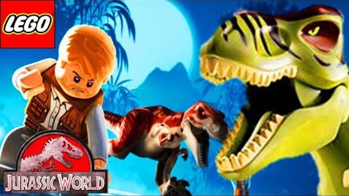 ЛЕГО мультик игра про динозавров Парк Юрского Периода 1-10 серии Детское видео смотреть лего мультик