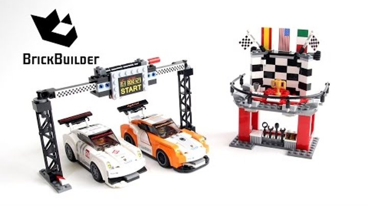 Lego Speed Champions 75912 Porsche 911 GT Finish Line - Lego Speed build смотреть онлайн Lego Speed Champions 75912 Porsche 911 GT Finish Line - Lego Speed build
