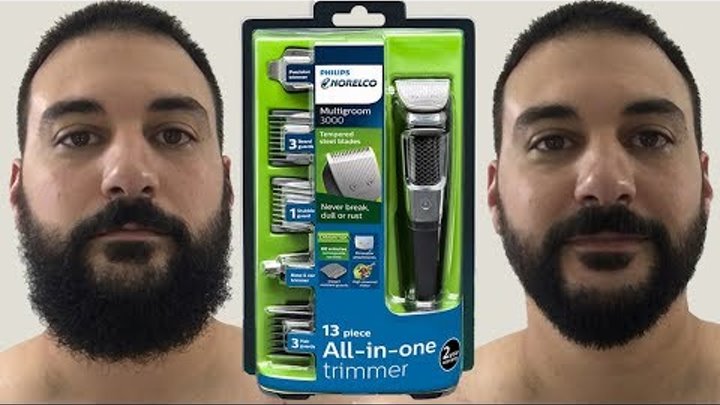 Beard Trimming - Philips Norelco Multigroom 3000 - Model MG3750 Beard Trimming - Philips Norelco Multigroom 3000 - Model MG3750