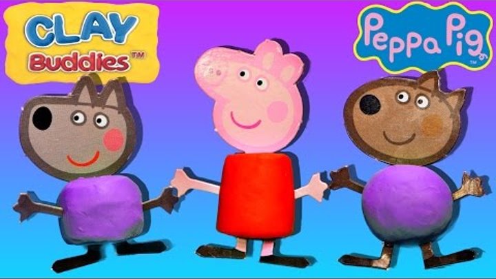 Peppa Pig Clay Buddies Blind Bags How To Make Peppa Pig Play Doh DCTC Episode Plastilina Juguetes