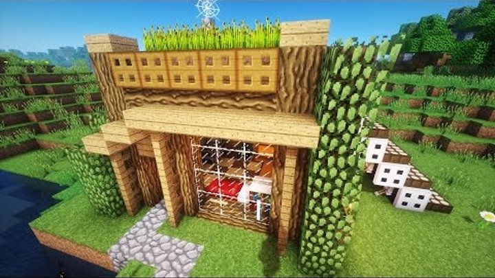 Майнкрафт: Как построить КРАСИВЫЙ СТАРТОВЫЙ ДОМ в Minecraft Майнкрафт: Как построить КРАСИВЫЙ СТАРТОВЫЙ ДОМ в Minecraft