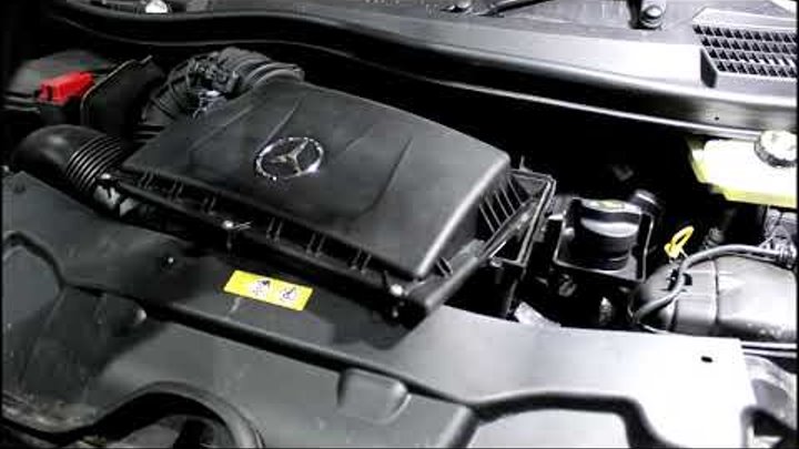 Mercedes Benz V class V250 Bluetec 2,2 Мерседес Бенц 2015 Замена масла в двигателе и фильтров