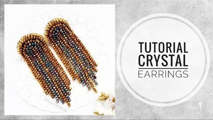 #МК - Серьги из хрусталя | #Tutorial - Crystal earrings #МК - Серьги из хрусталя | #Tutorial - Crystal earrings