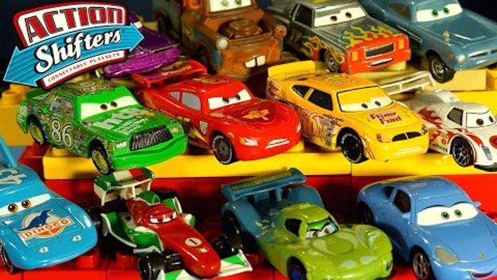 Гонки на Игрушечных Машинках из мультика Тачки. Молния Маквин. Disney Pixar Cars Collection