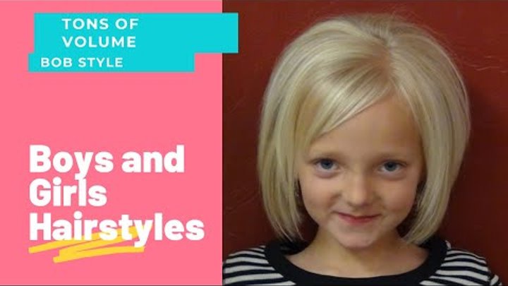 Cut Short HairStyles into Little Girl's Hair Tutorial
