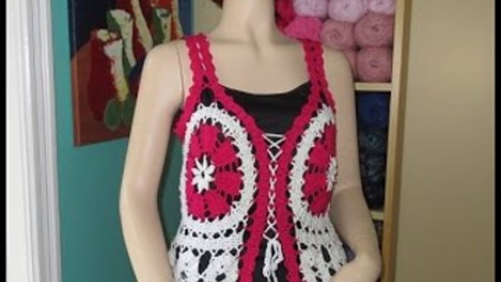 Crochet blusa de verano Rubidalia en encaje de bruja con Ruby Stedman