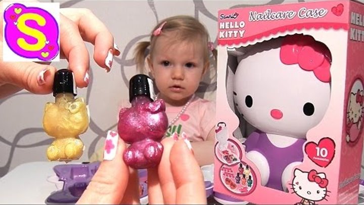 ♥ Хэллоу Китти Набор Лаков Hello Kitty Set nail polish ♥ Хэллоу Китти Набор Лаков Hello Kitty Set nail polish