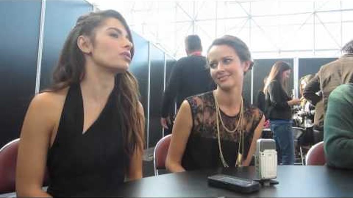 Person of Interest's Amy Acker & Sarah Shahi at NYCC 2013