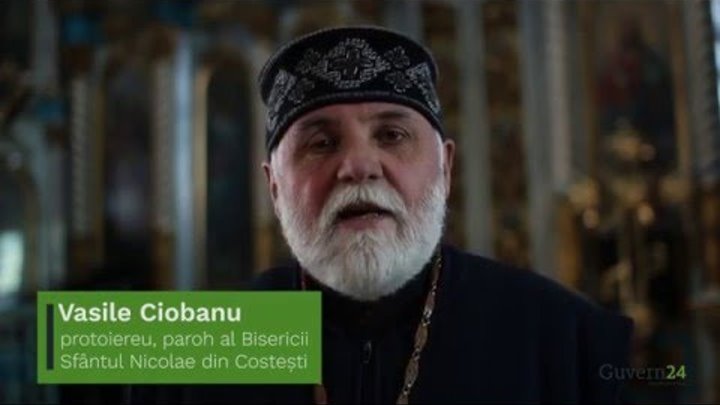 Vasile Ciobanu - susține proiectul Iluminare stradală pentru s. Costești