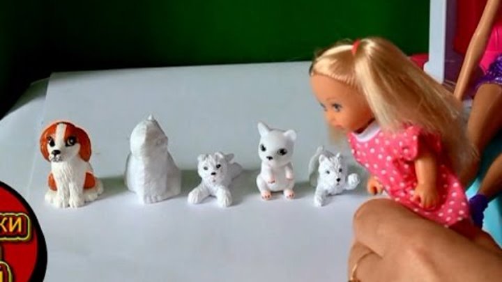 Барби и Челси серия 45 Щеночки в подарок Видео с куклами