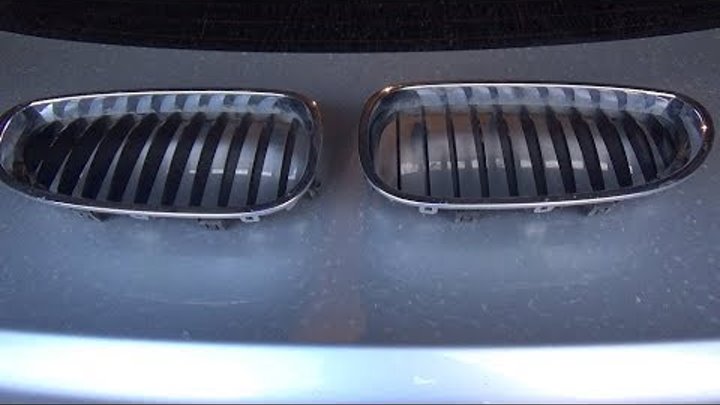 BMW E60 5 SERIES КАК СНЯТЬ РЕШЕТКИ РАДИАТОРА․ BMW E60 5 SERIES КАК СНЯТЬ РЕШЕТКИ РАДИАТОРА․