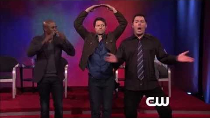 Misha Collins Shows Off His Russian Dance Moves !
