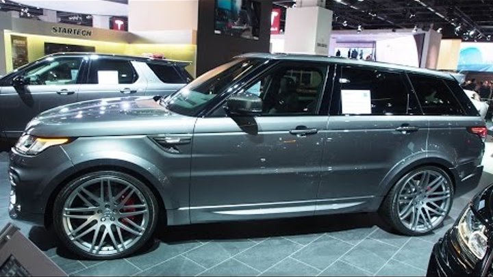 2016 STARTECH Range Rover Sport 3.0L V6 SC HSE Dynamic Corris Grey - Exterior Walkaround смотреть онлайн 2016 STARTECH Range Rover Sport 3.0L V6 SC HSE Dynamic Corris Grey - Exterior Walkaround