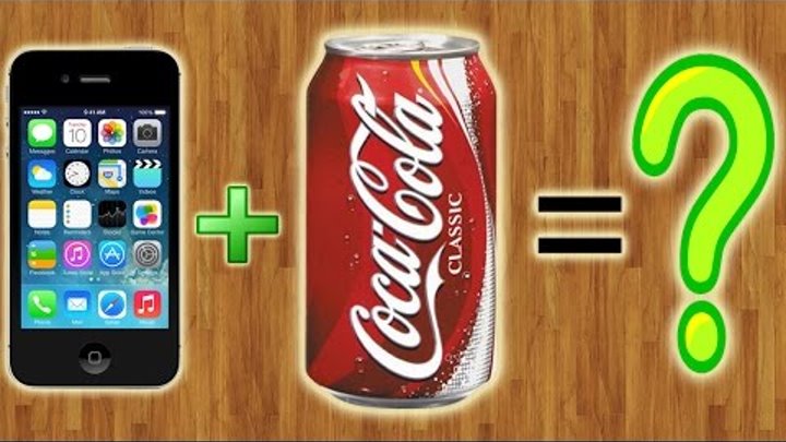 Что будет, если опустить копию iPhone в Coca-Cola??? (С продолжением)