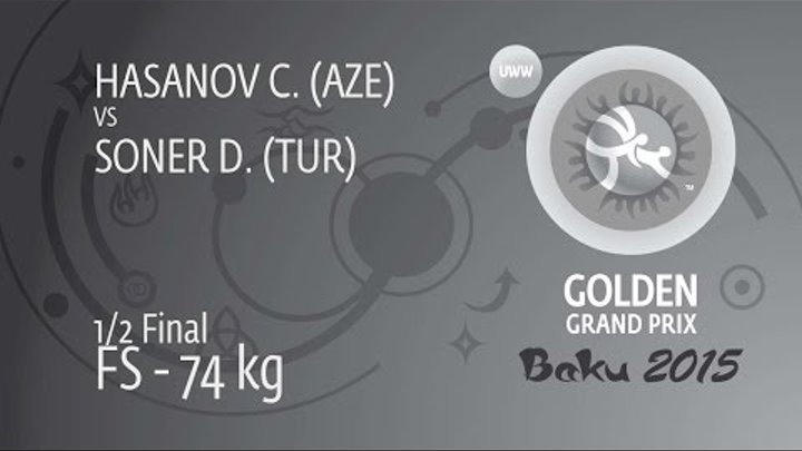 1/2 FS - 74 kg: J. HASANOV (AZE) df. D. SONER (TUR), 8-8 1/2 FS - 74 kg: J. HASANOV (AZE) df. D. SONER (TUR), 8-8