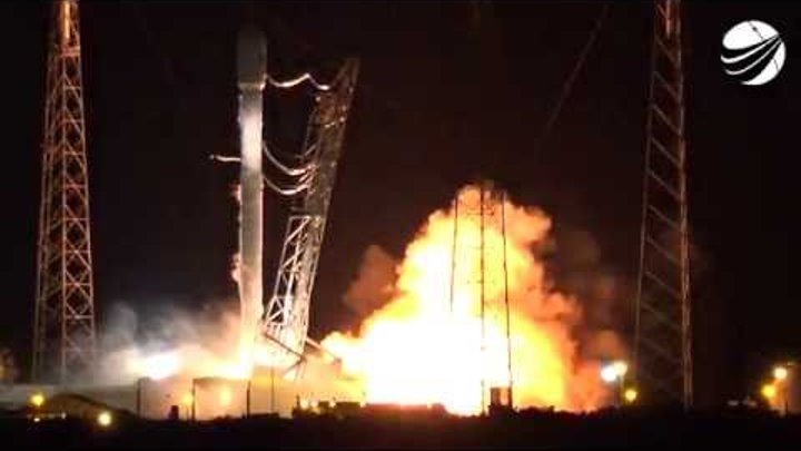 SpaceX - Thaicom 8 - Static Fire - Lift 05-24-2016