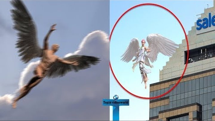 Top 10 Angels Caught On Camera Flying & Spotted In Real Life Angel Sightings