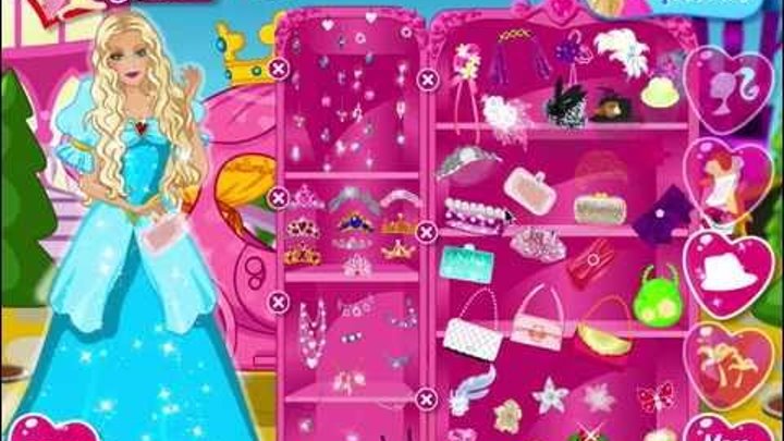 Игры Барби про Золушку одевалки (Barbie Princess )