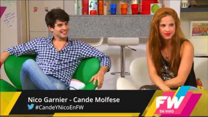 Cande Molfesse y Nico Garnier en FWenVivo