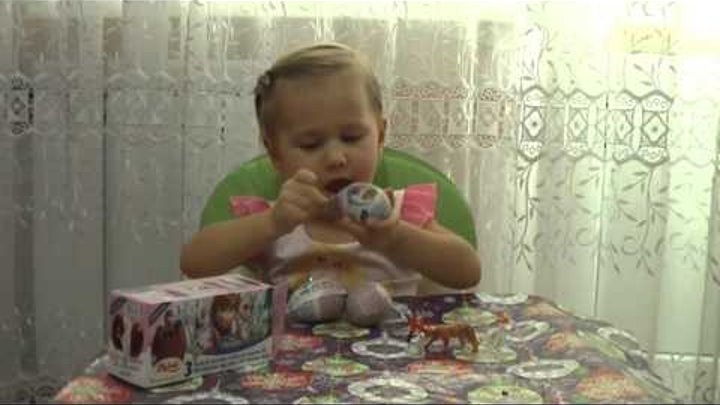 Принцессы Диснея, Холодное Сердце, Животные сюрпризы распаковка игрушек Princess Disney, Frozen, Ani