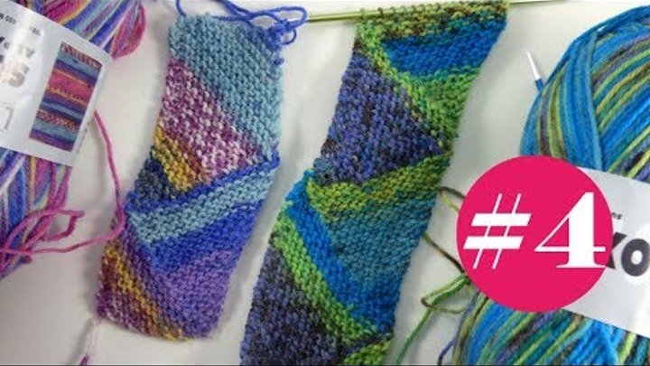 Stricken mit eliZZZa * Mustergarne verarbeiten * Triangel Technik * Teil 4 * Ende-Dreieck Stricken mit eliZZZa * Mustergarne verarbeiten * Triangel Technik * Teil 4 * Ende-Dreieck
