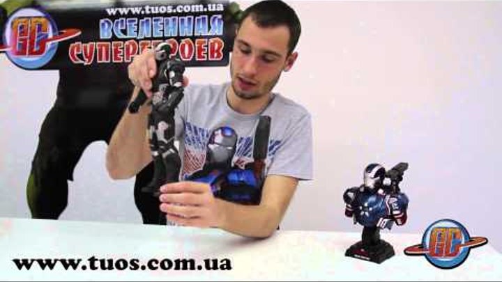 Видео-обзор: Коллекционная фигурка Железный Человек 3 Машина Войны Марк 2 Diecast Hot Toys
