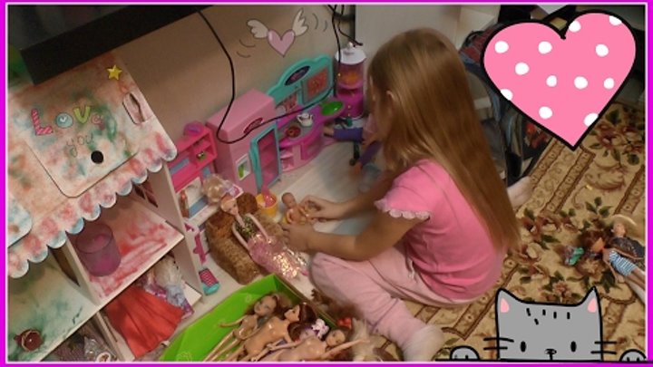 Детская комната МИЛАНЫ.Кукла Барби и пупсик Игровой набор Игрушки для девочек Barbie baby Kids