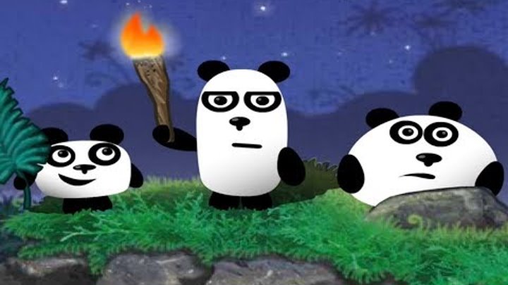 3 pandas 2 night game. Игры на двоих панды. Игра 3 панды 2 ночь.