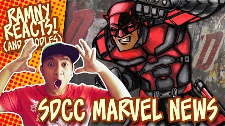 Marvel News from SAN DIEGO COMIC CON 2016! | Coloring Netflix DAREDEVIL! | Ramny Reacts and Doodles Marvel News from SAN DIEGO COMIC CON 2016! | Coloring Netflix DAREDEVIL! | Ramny Reacts and Doodles