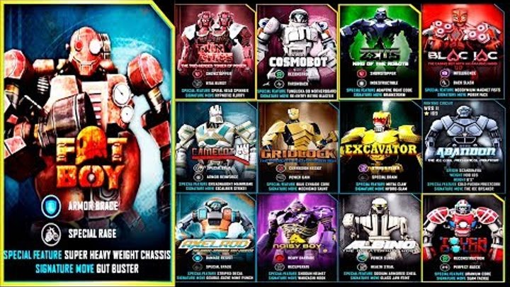 Real Steel WRB Old School Fat Boy VS ALL WBR I & II ROBOTS Series Fights (Живая Сталь) Real Steel WRB Old School Fat Boy VS ALL WBR I & II ROBOTS Series Fights (Живая Сталь)