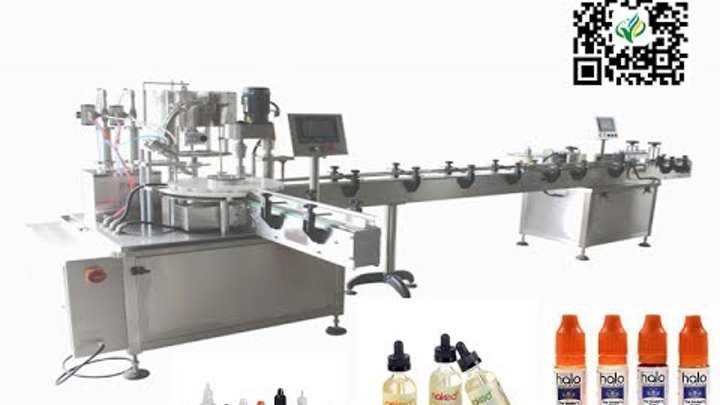 Electronic Cigarette Oil Filling Machine E-liquid Filler Machinery E-cigarette Liquid Filling System
