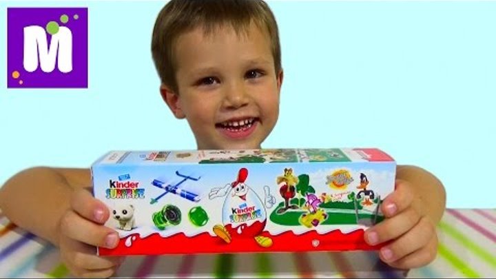 Киндер Сюрприз коробочка Луни Тюнз Киндер распаковка игрушек Looney Tunes Kinder Surprise toys