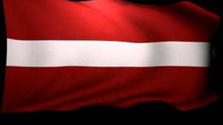 3D Rendering of the flag of Latvia waving in the wind.