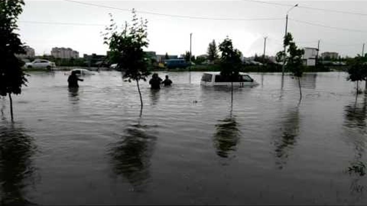 Липецк Кривенкова наводнение после ливня 19 июня 2016