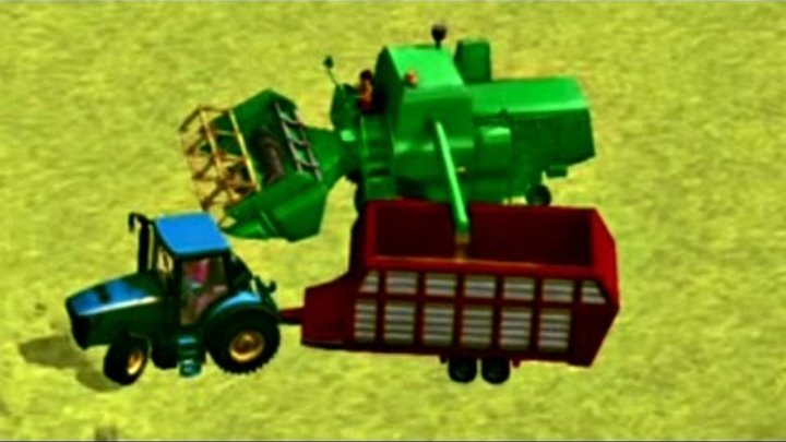 Игры ФЕРМА. Развивающий мультик про Трактор и Сбор Урожая. Обзор приложения Маленький Фермер