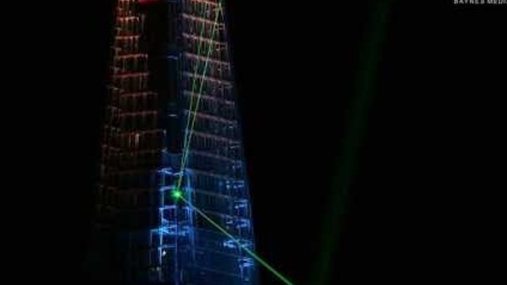 London Shard light show REMIXED