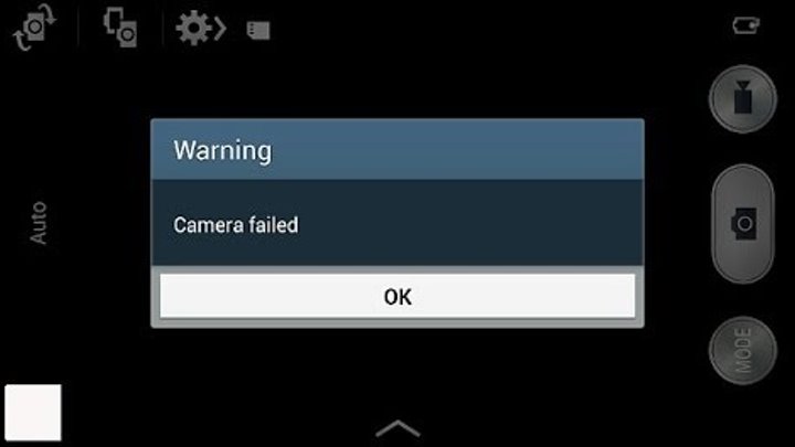 Samsung Galaxy mini, note, S3, S4, S5 "camera failed" fix