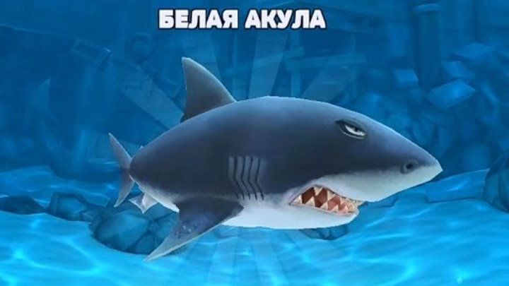 Эволюция голодной Акулы #1 – Детский игровой мультик для детей! Hungry Shark evolution